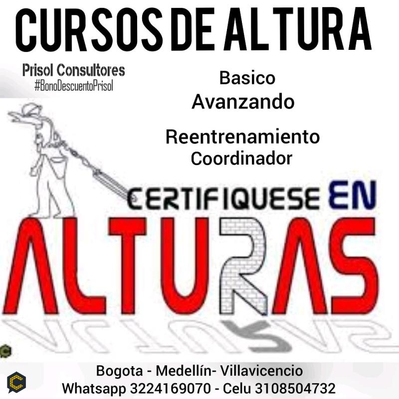 NECESITAS CURSO DE ALTURA -básico-reentrenamiento-avanzado-coordinador
