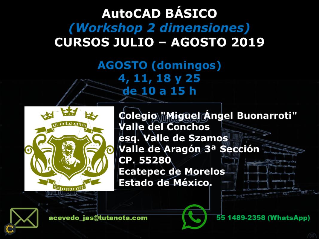 AutoCAD básico (workshop 2 dimensiones)