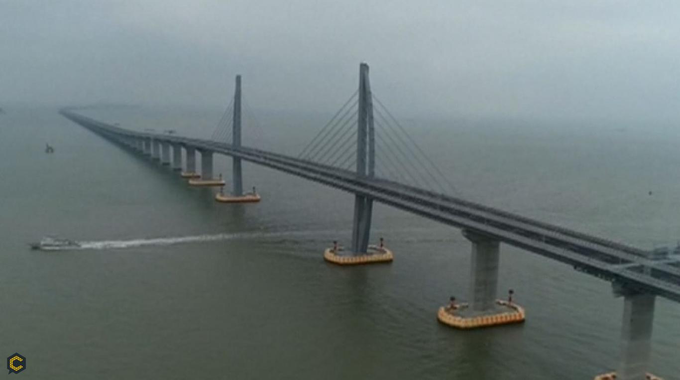 Ahora el puente más extenso del mundo está en China y se llama Hong Kong-Zhuhai-Macao
