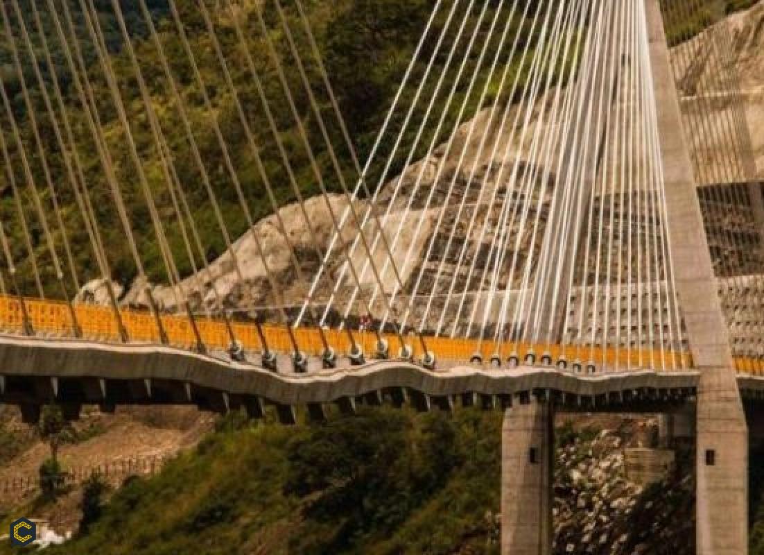 El Hisgaura, el particular puente colombiano con arrugas y ondas que preocupa al país