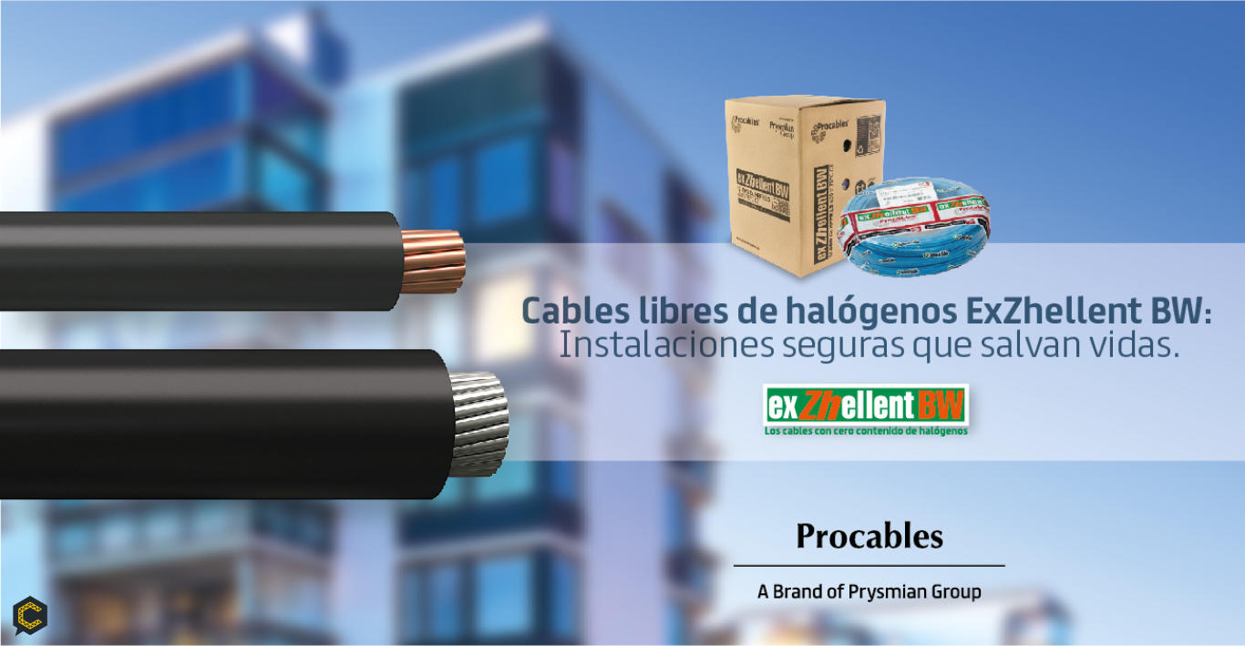 Cables libres de halógenos ExZhellent BW:  Instalaciones seguras que salvan vidas