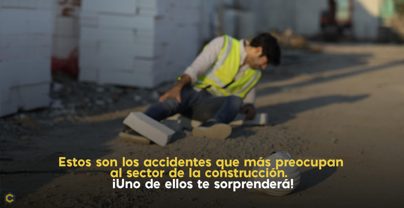 Estos son los accidentes que más preocupan al sector de la construcción. ¡Uno de ellos te sorprenderá!