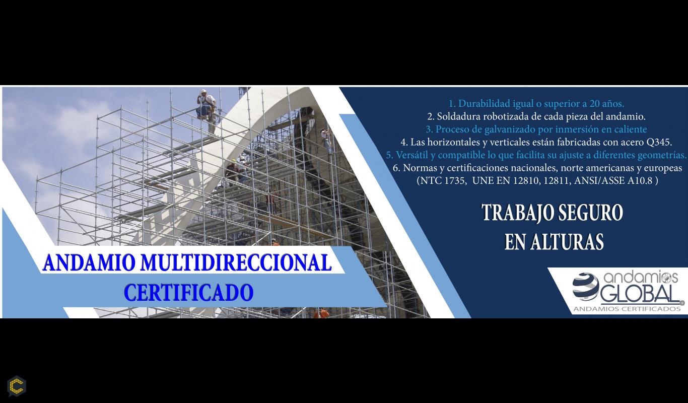 Venta De Andamio Multidireccional Certificado Bogotá - Medellín - Colombia