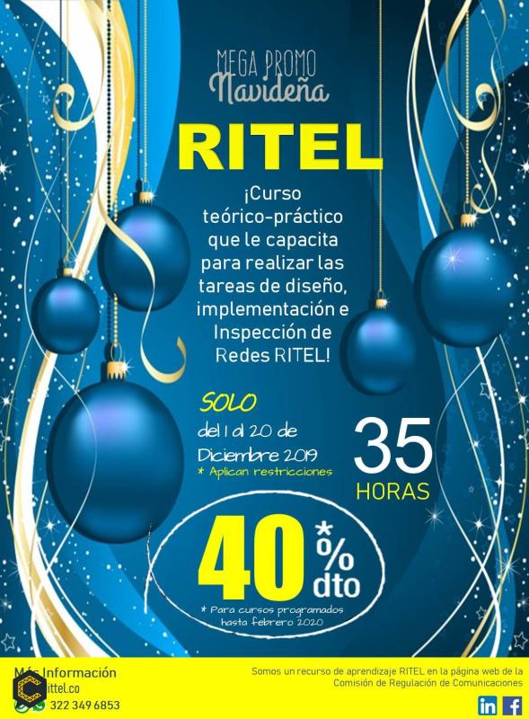 Promoción Navidad CURSO RITEL!